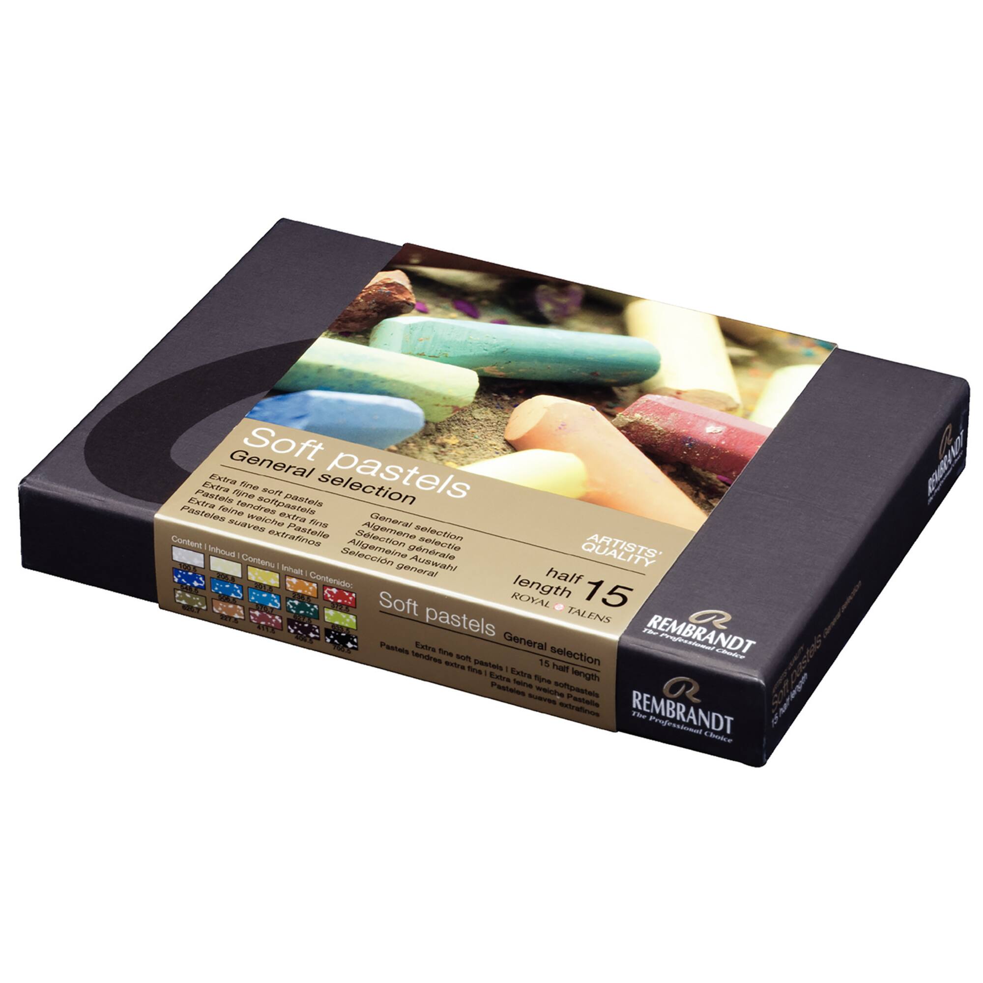 Rembrandt Half Sticks General Selection Soft Pastel Set